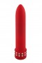 Mini Vibromasseur Diamond Silk Rouge 11 cm