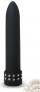 Mini vibromasseur Diamond Silk Noir 11 cm