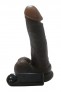 Vibromasseur Noir Boomser r�aliste 20 cm
