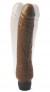 Vibromasseur g�latine brun 23 cm 