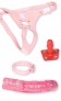 Harnais avec Gode 20 cm Pink Doc Johnson