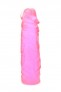 Grote dildo Roze in jelly Plug & Play