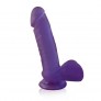 Dong Ballsy Cock avec ventouse - Crystal Mauve