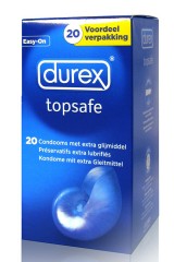 20 Préservatifs Durex Topsafe Super Lubrifié