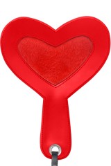Paddle souple en coeur rouge - Fetich fantaisy