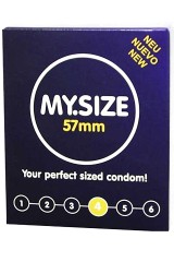 My.Size 57 mm - Boîte de 3 préservatifs 