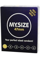 My.Size 47 mm - Boîte de 3 préservatifs 