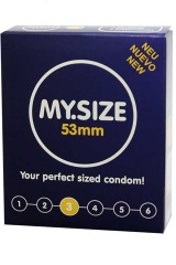 My.Size 53 mm - Boîte de 3 préservatifs 