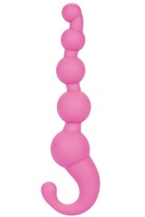L'AMOUR silicone beaded chapelet anal rose