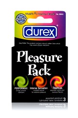 Durex Pleasure Pack - 3 préservatifs explosifs
