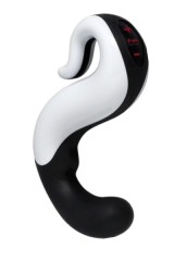 Delight nouveau vibromasseur noir/blanc + chargeur