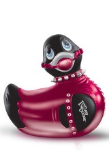 Mini Canard vibrant Bondage - Noir et Rouge