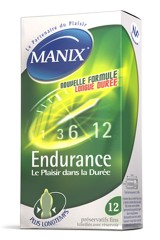 12 préservatifs retardants - Manix Endurance 