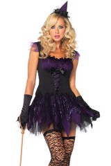 Costume 3 pièces - Sorcière coquine