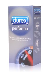  Durex Performa - 10 préservatifs retardants