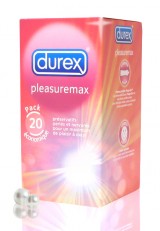  Durex Pleasuremax - 20 préservatifs nervurés 