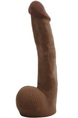 Gode réaliste Cyber Cock Chocolat