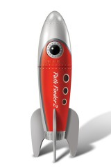 Stimulateur Retro Pocket Rocket - Rouge