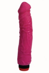 Vibromasseur Réaliste Latex souple Mauve 20 cm