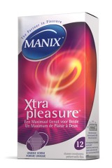 Manix Xtra Pleasure - 12 préservatifs stimulants