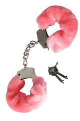 Menottes de poignet fourrure rose