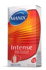 12 Manix Intense - Nervuré et Perlé