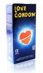 12 préservatifs lubrifiés extra-fin Love Condom