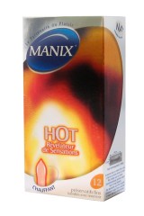 Manix Hot - Préservatif chauffant - 12 pièces