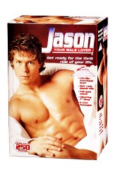 Jason poupée gonflable mâle