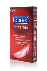 Durex Fetherlite - 6 préservatifs ultra fins