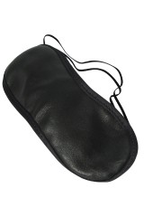 Masque aspect cuir noir