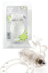 Anneau vibrant Toy Joy Papillon Transparent