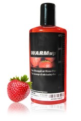 Huile de massage chauffante à la Fraise