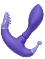 Triple Stimulateur de Luxe mauve et vibrant 