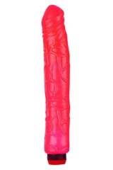 Vibromasseur gélatine rose 31 cm - Super Big Boss