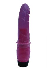 Vibromasseur gélatine lavande 17 cm