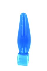 Doigt anal bleu 5 cm