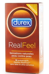 10 Préservatifs RealFeel de Durex - Sans latex !