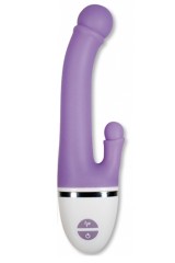 Vibromasseur-stimulateur clitoris 19.5 cm mauve
