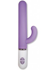 Vibromasseur-stimulateur clitoris 22 cm mauve