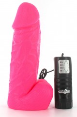 Gode vibromasseur 20 cm Virgin Fantasy rose 