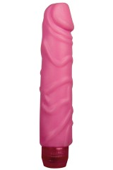 Vibromasseur 16 cm multispeed en silicone rose
