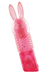 Mini Stimulator Rabbit in roze jelly Toy Joy