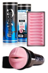 Fleshjack® Pink Mouth Super Ribbed