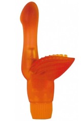 Vibromasseur stimulateur design japonais orange