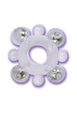 Anneau de pénis avec perles - Basic Essentials