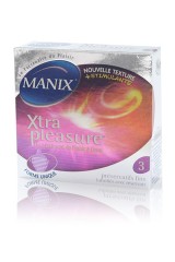 3 préservatifs Manix Xtra Pleasure 