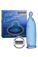 3 préservatifs Secura Blue Fantasy