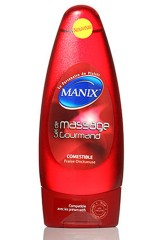Gel de massage Gourmand et comestible à la fraise 
