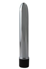 Vibromasseur Retro Slimline Argenté 20 cm